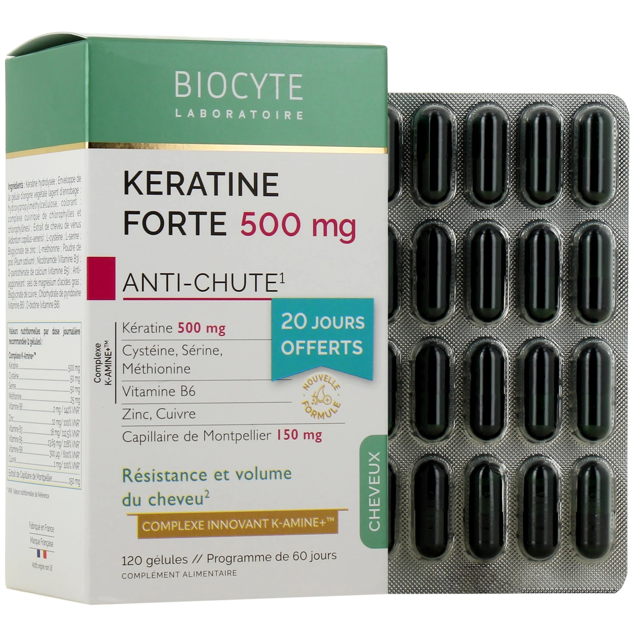 Biocyte Keratine Forte Anti-Chute - Vue 4