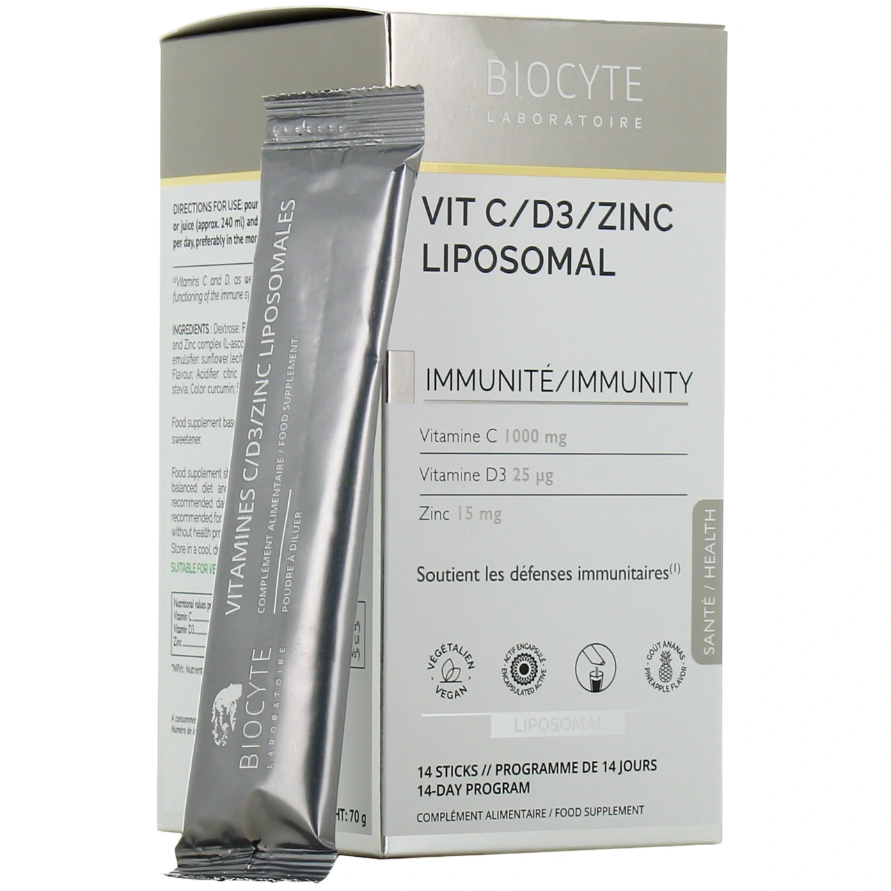 Biocyte Vit C/D3/Zinc Liposomal - Biocyte