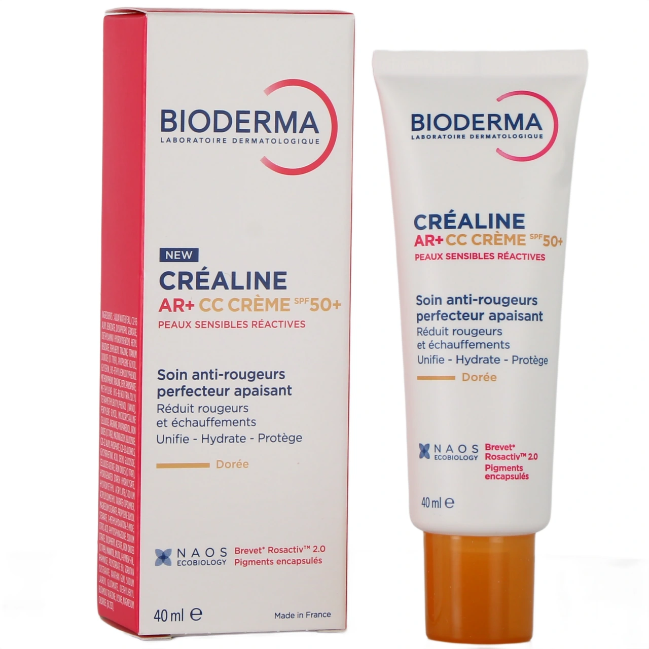 Bioderma Créaline AR Soin anti-rougeurs teinté - Créaline