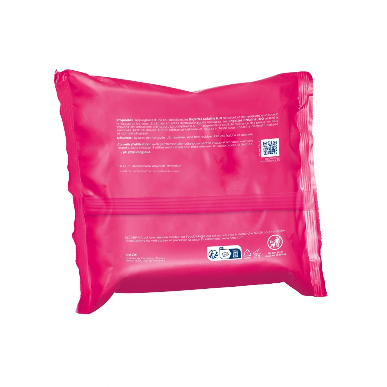 Bioderma Créaline H2O Lingettes démaquillantes - Vue 5