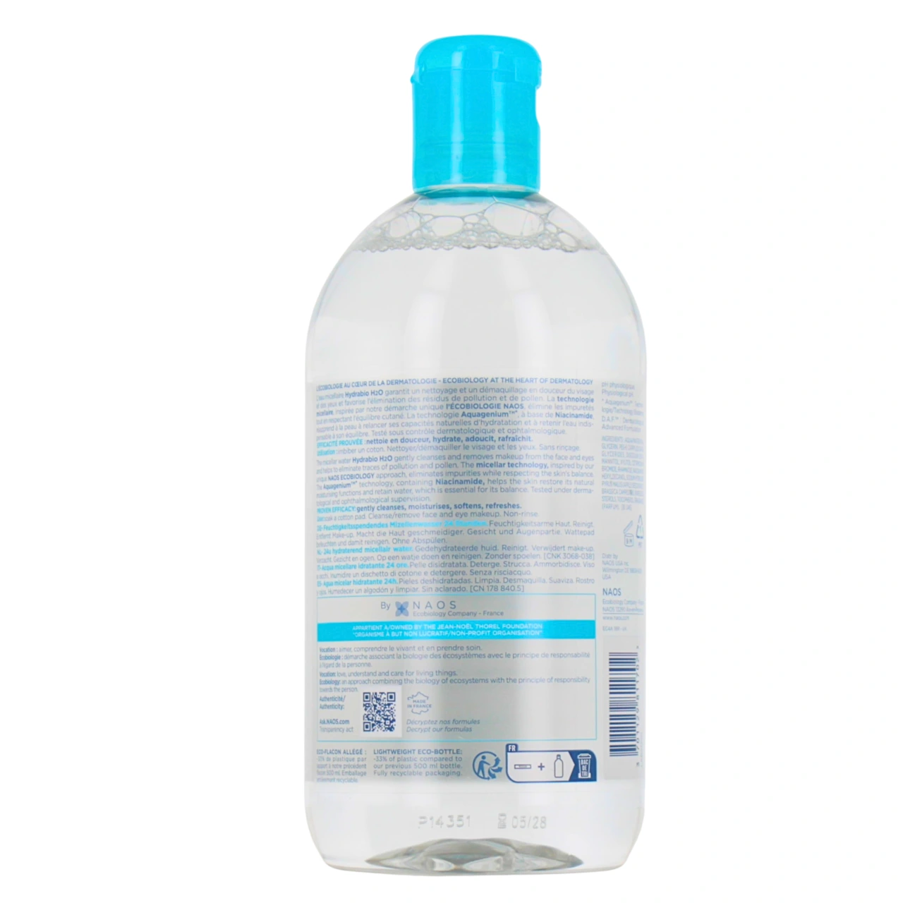 Bioderma Hydrabio H2O Eau Micellaire - Vue 8