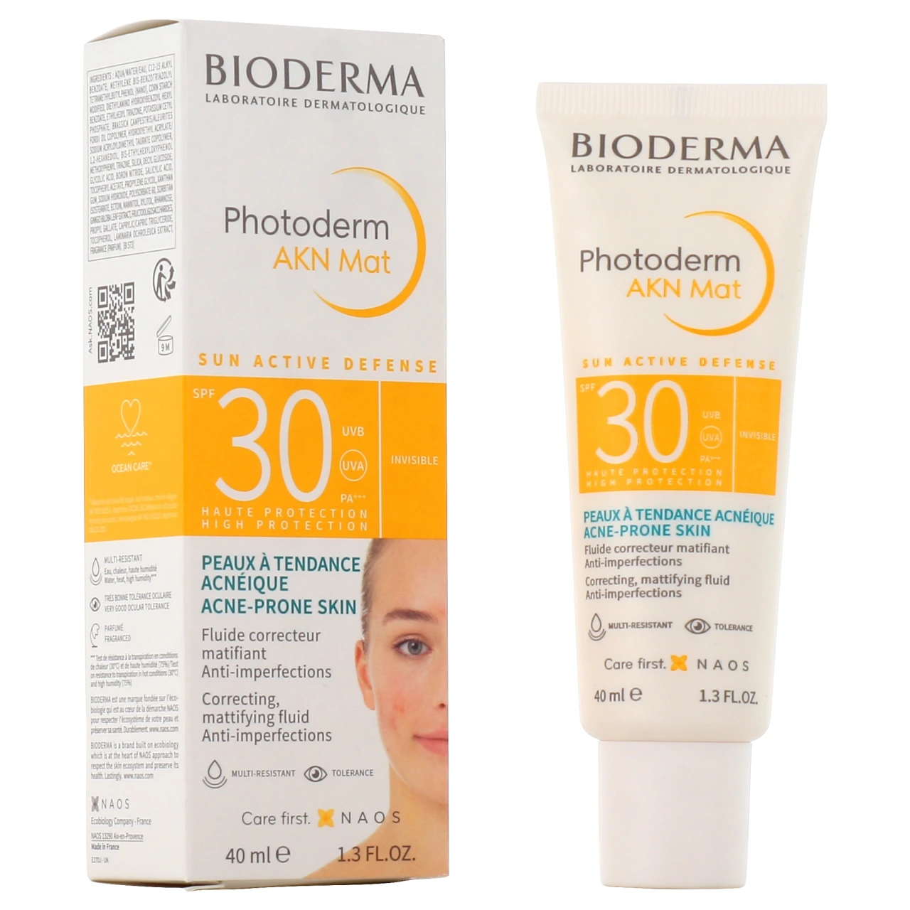 Bioderma Photoderm AKN Mat Fluide solaire SPF 30 - Photoderm