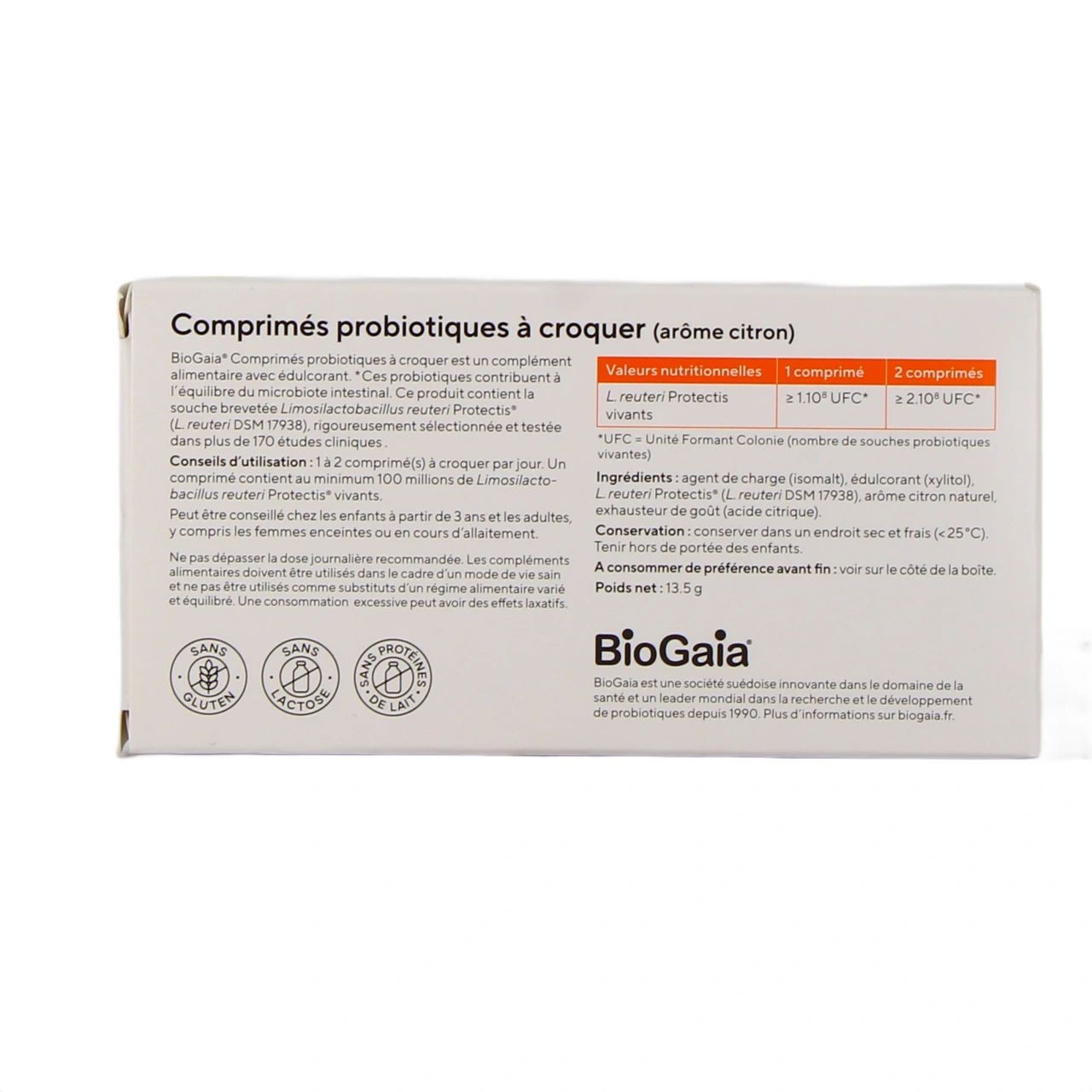 Biogaia Comprimés Probiotiques - Vue 3