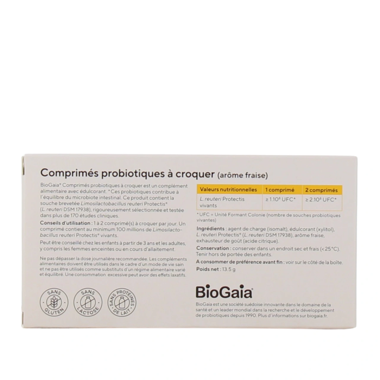 Biogaia Comprimés Probiotiques - Vue 6