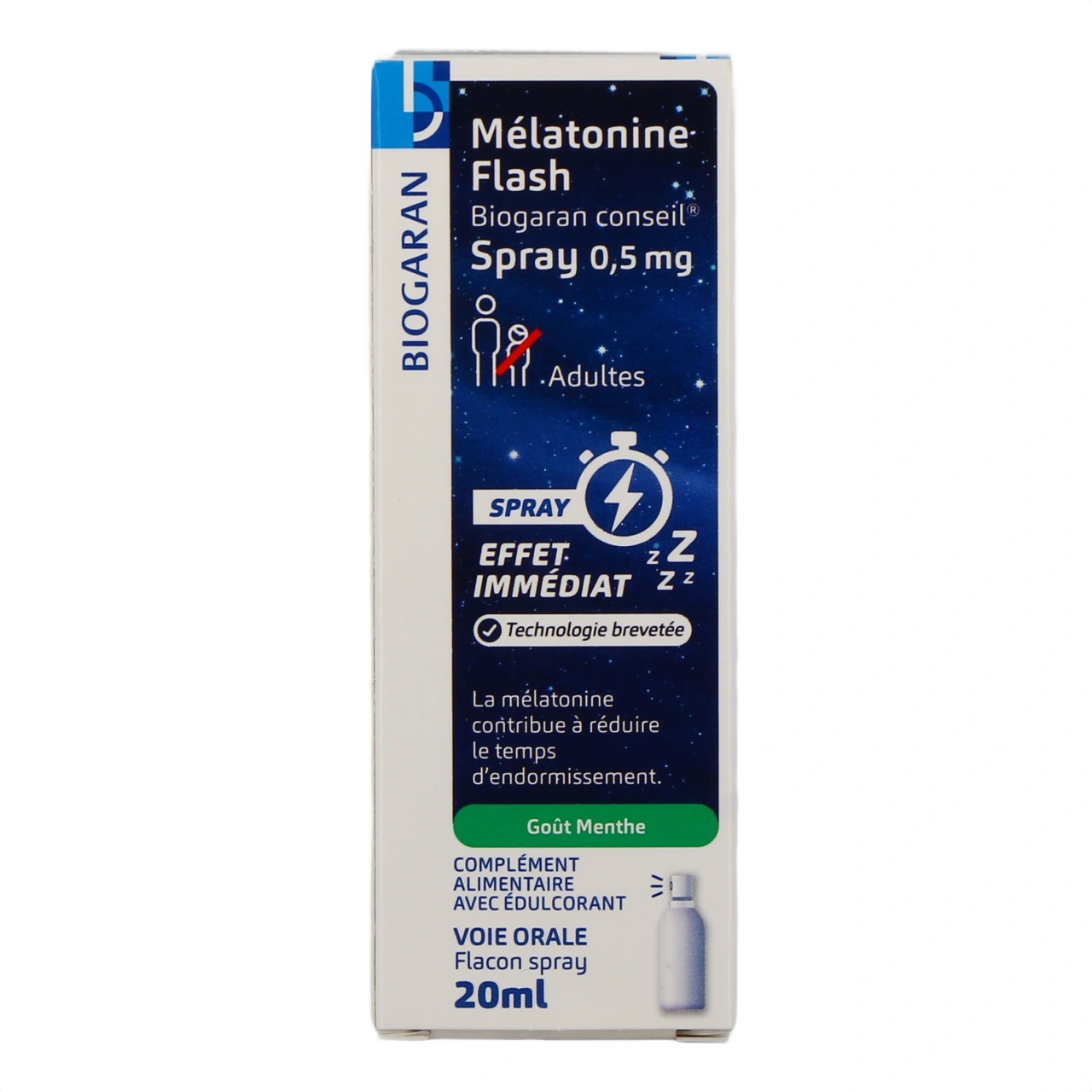 Biogaran Mélatonine Flash 0,5 mg - Vue 2