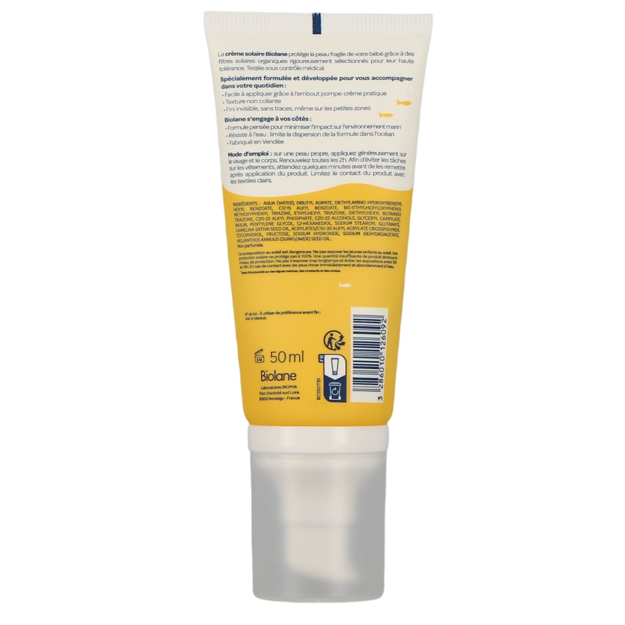 Biolane Expert Crème Solaire Bébé SPF 50+ - Vue 3