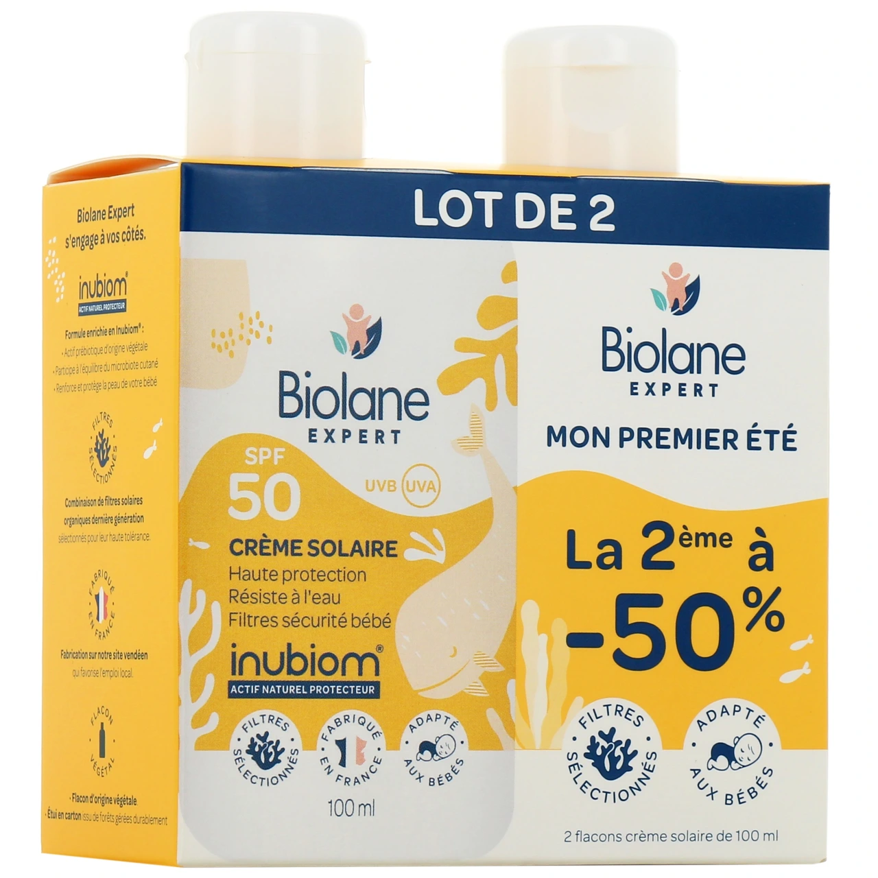 Biolane Expert Crème Solaire Bébé SPF 50+ - Vue 4