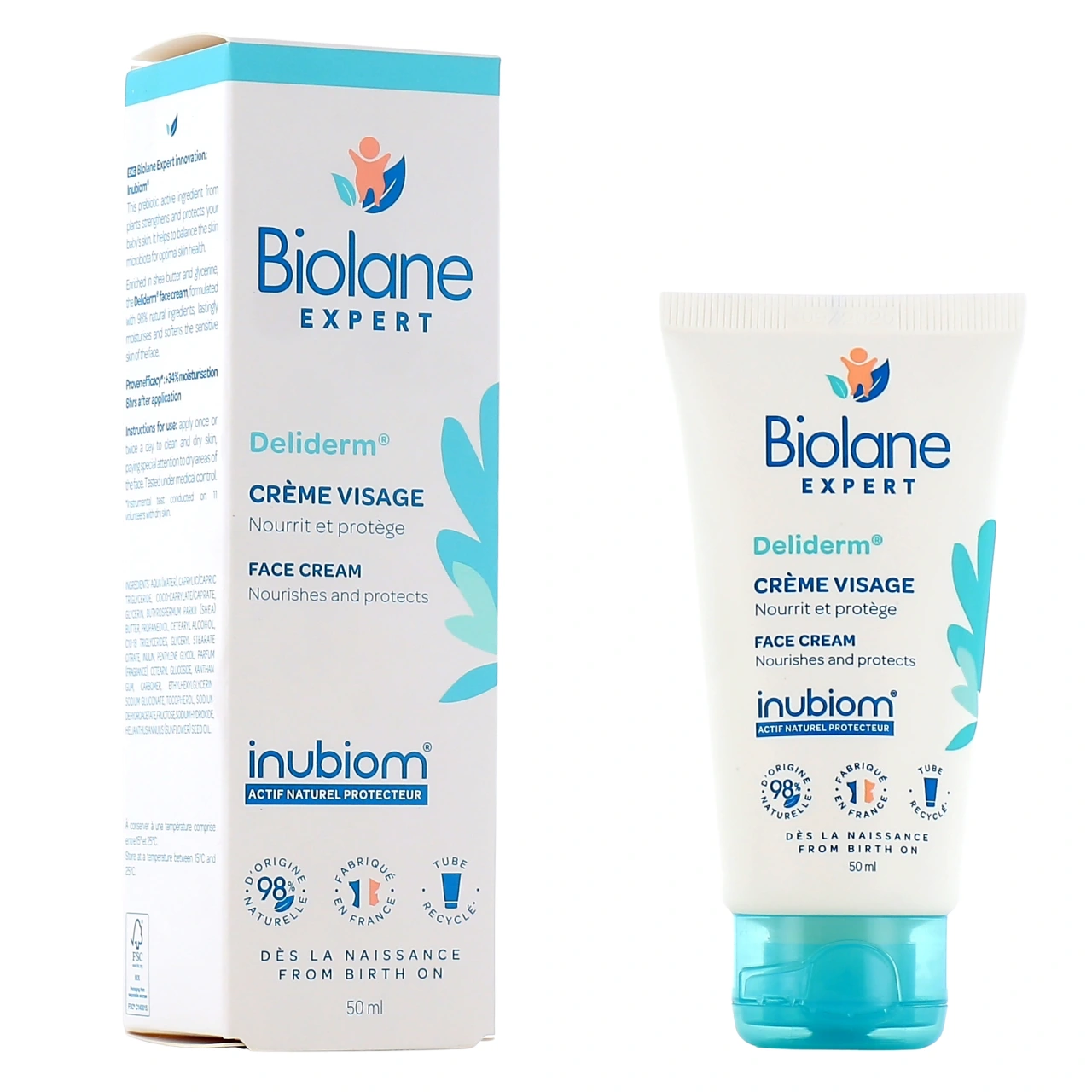 Biolane Expert Deliderm Crème Visage - Biolane Expert