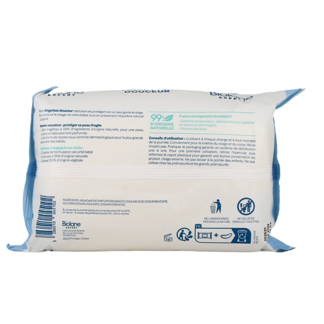 Biolane Expert Lingettes Douceur - Vue 3