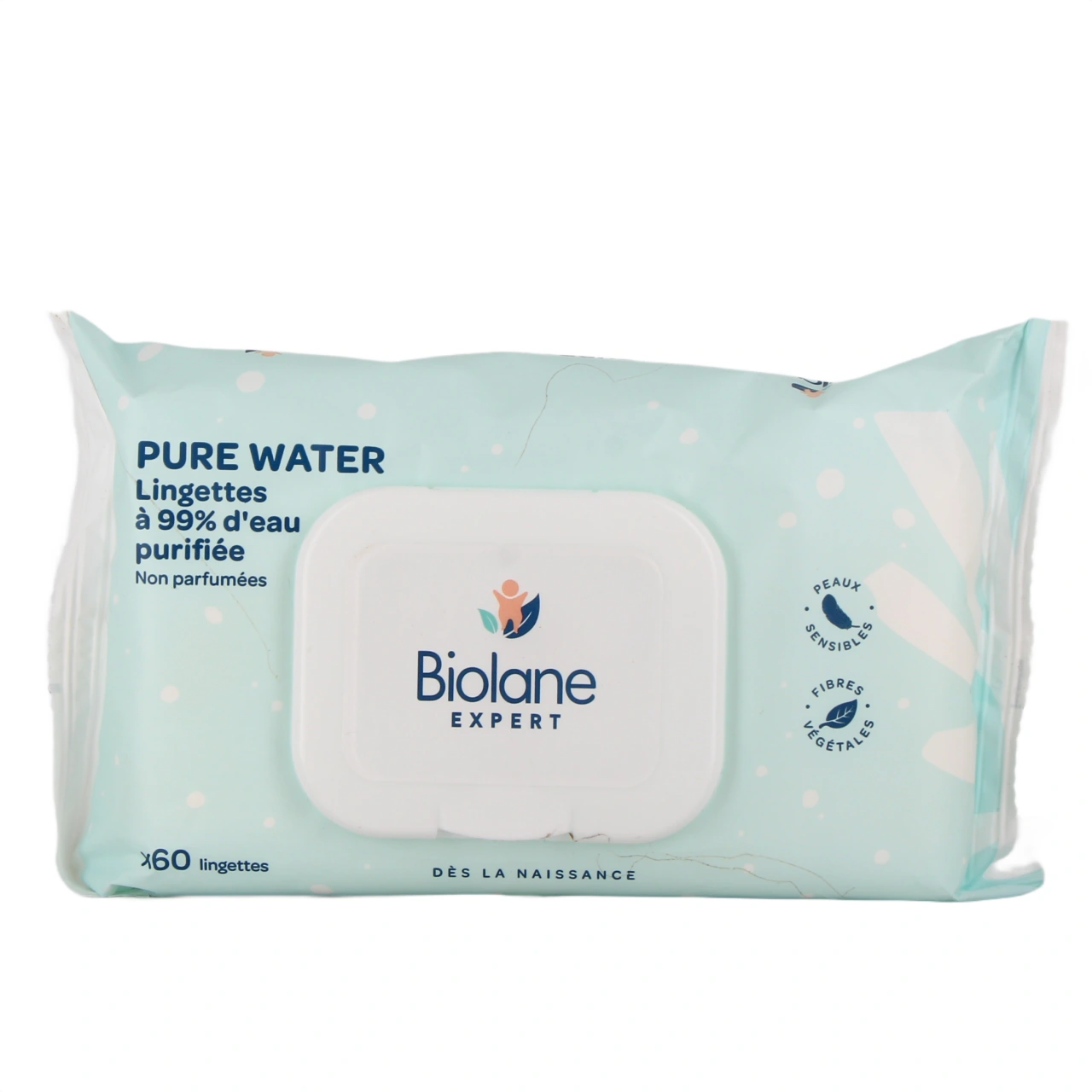 Biolane Expert Lingettes Pure Water - Vue 2