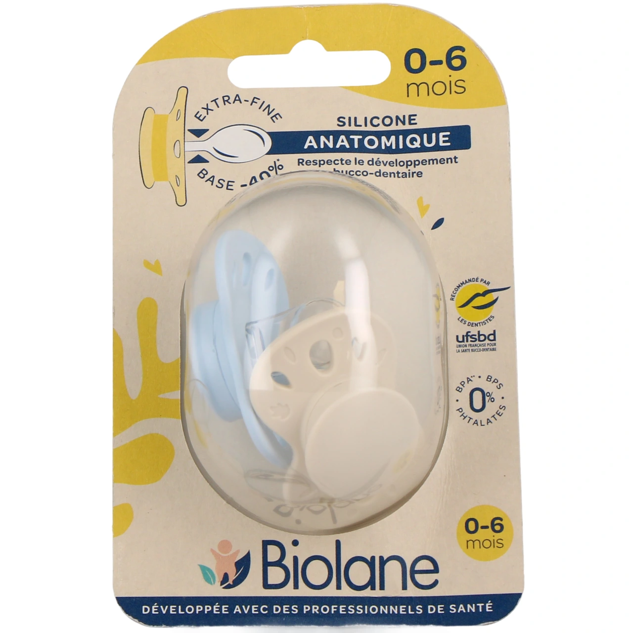 Biolane Sucette Anatomique 0-6 Mois - Biolane Expert