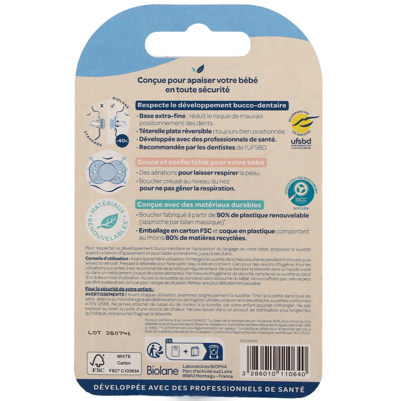 Biolane Sucette Anatomique +18 Mois - Vue 4