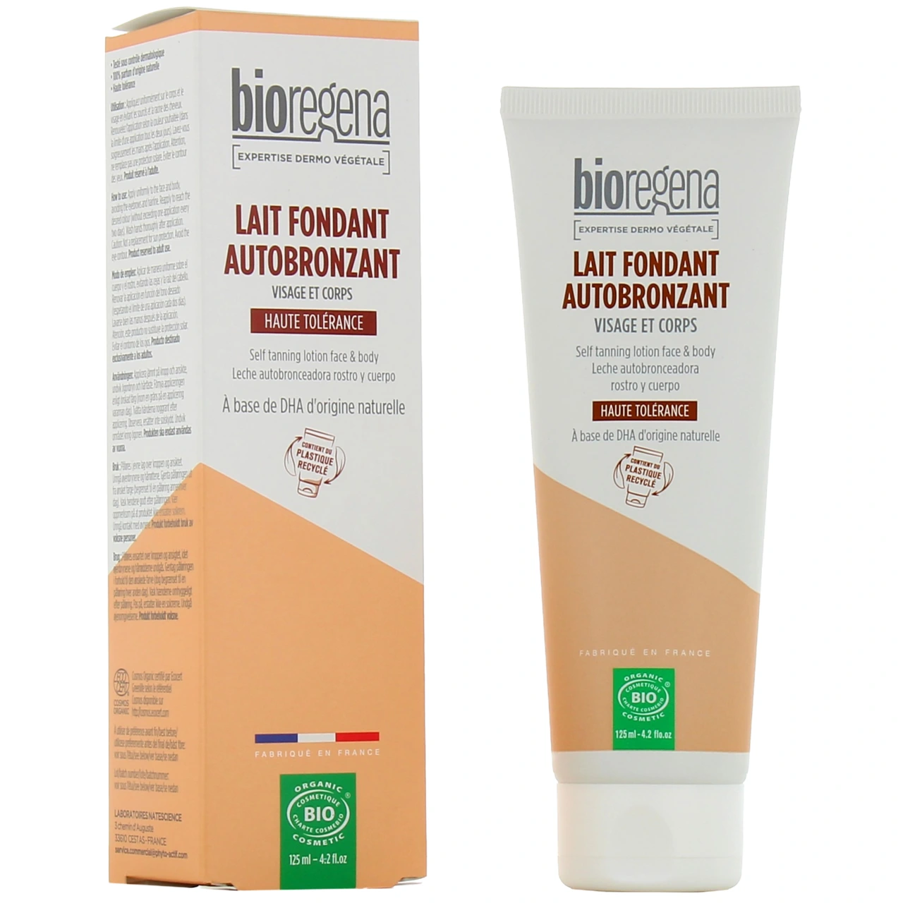 Bioregena Lait Fondant Autobronzant Bio - Bioregena