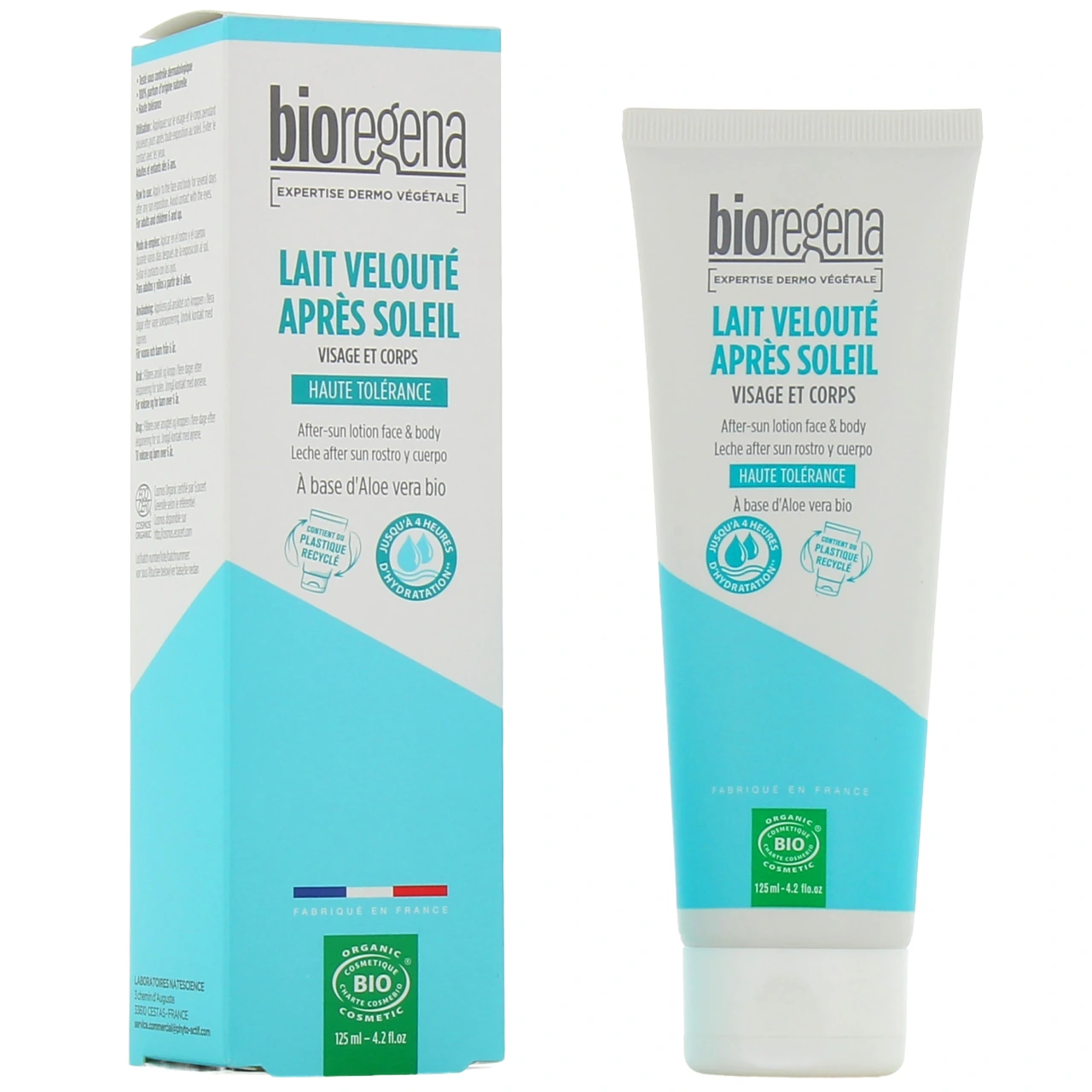 Bioregena Lait Velouté Après-Soleil Bio - Bioregena