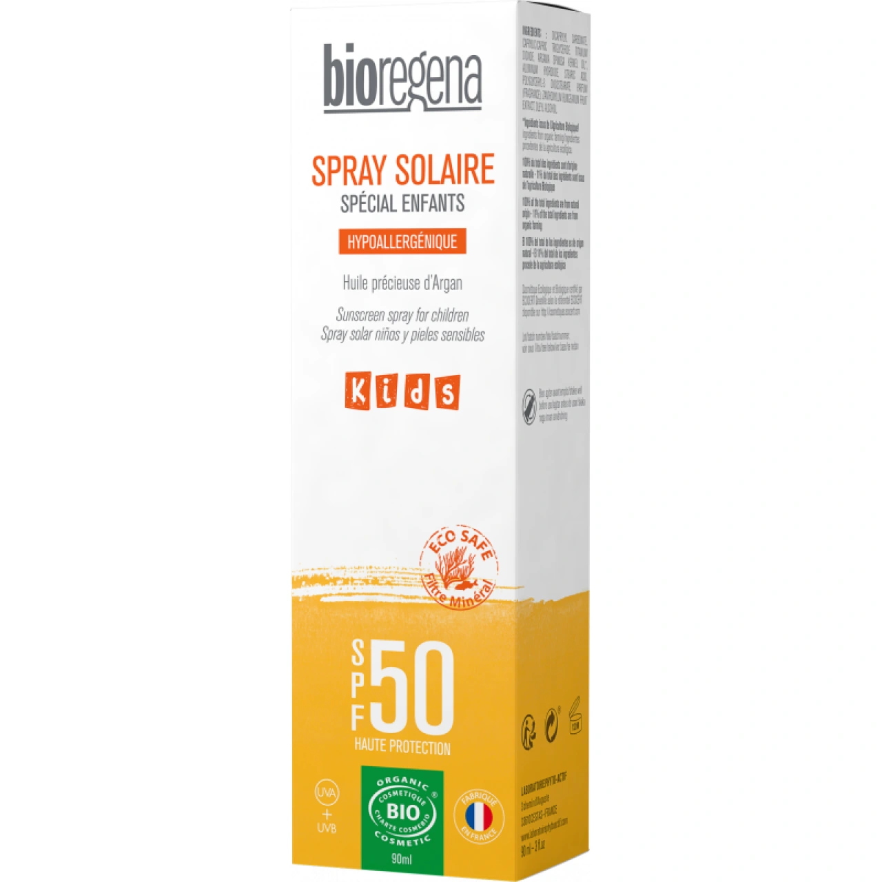 Bioregena Spray Solaire Bio Enfants SPF 50 - Vue 3