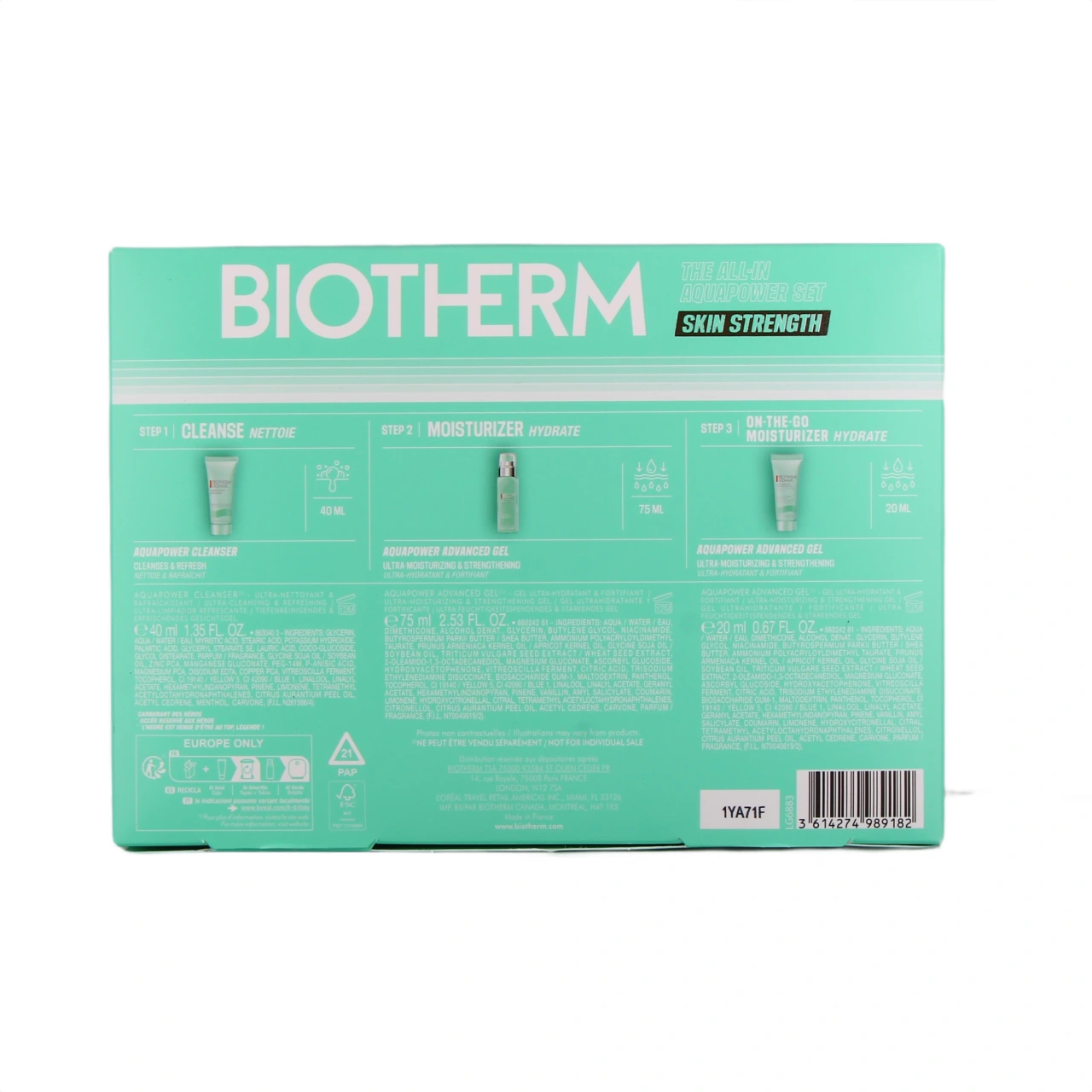 Biotherm Homme Coffret Aquapower - Vue 3