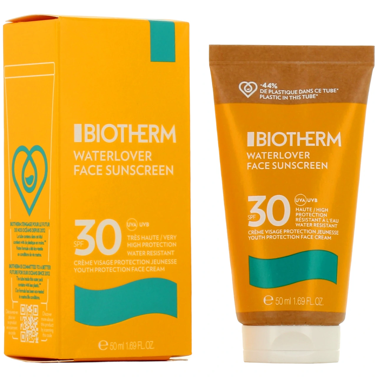 Biotherm Waterlover Crème Visage Protection Jeunesse - Biotherm Solaires