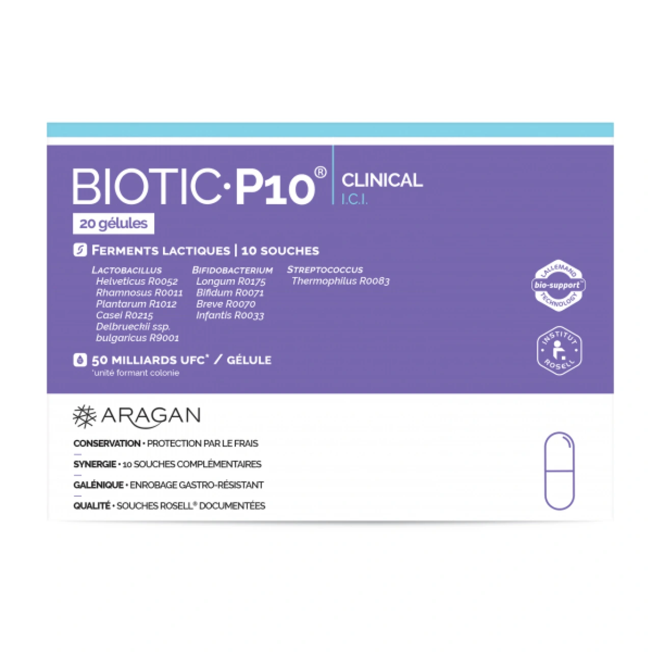Biotic P10 clinical I.C.I. - Aragan