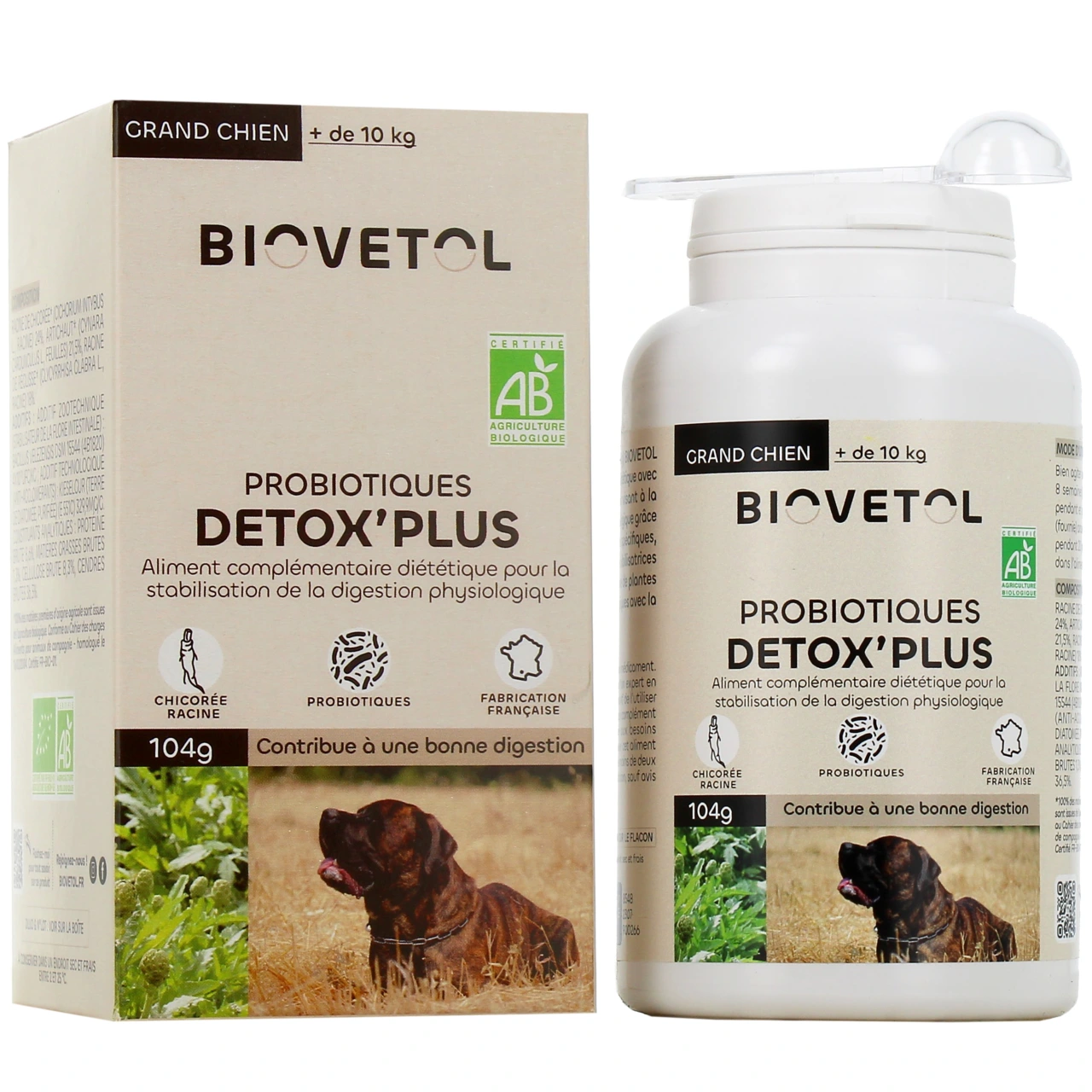 Biovetol Detox'Plus Probiotiques Bio - Vue 2