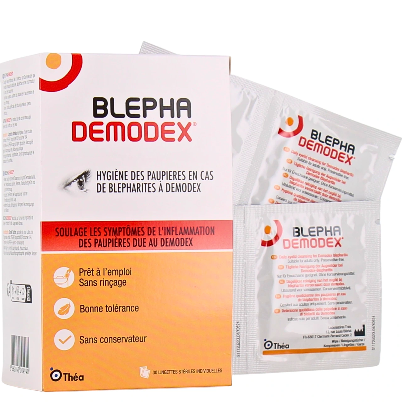 Blephademodex Lingettes - Théa