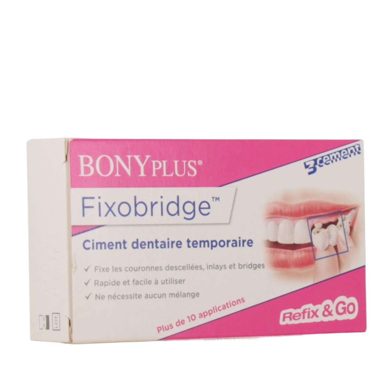 Bonyplus Fixobridge Ciment Dentaire Temporaire - Dental Care Products