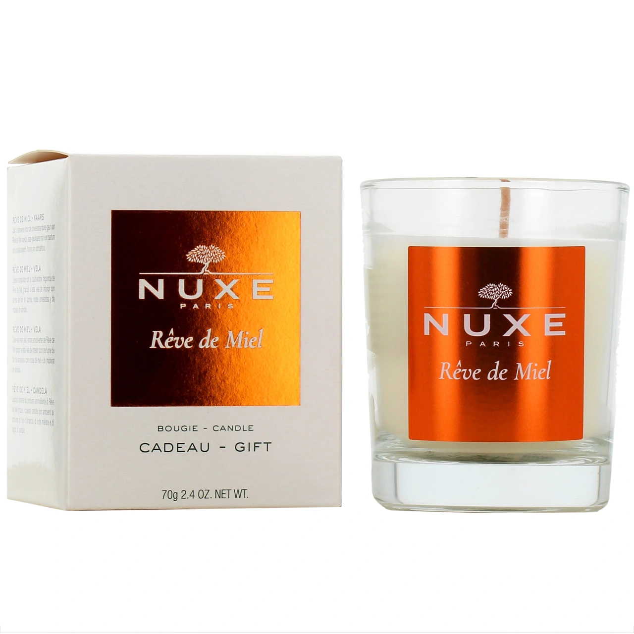 Bougie Nuxe Rêve de miel 70g - Nuxe