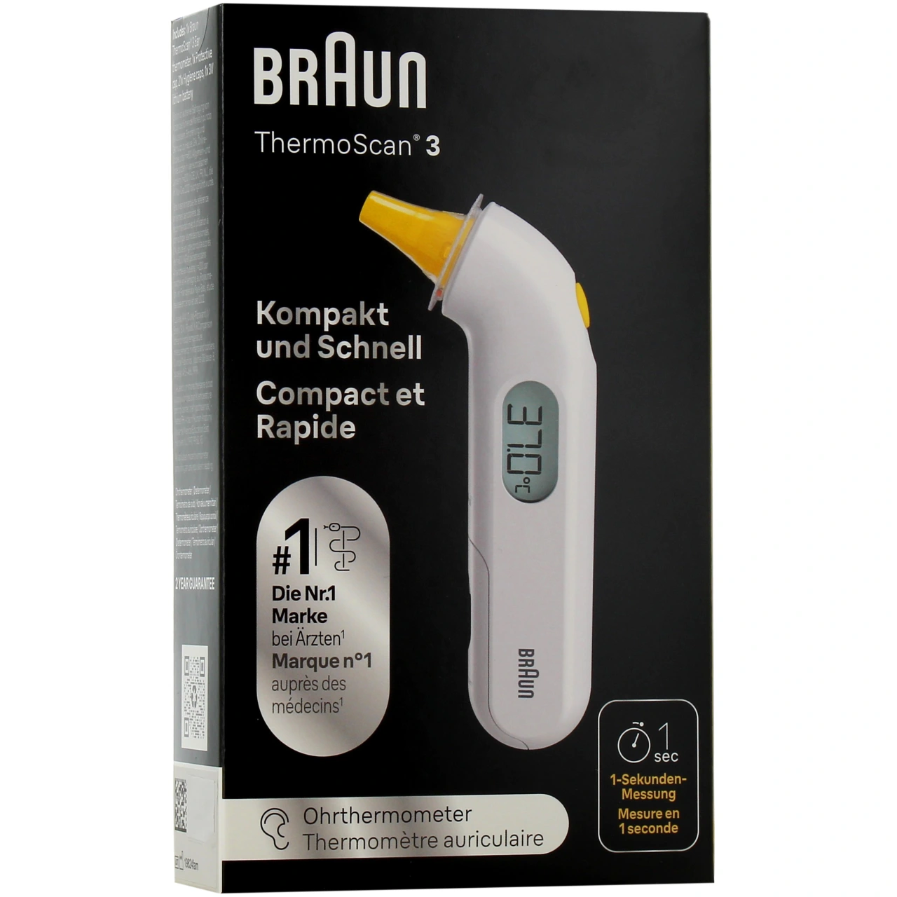Braun Thermomètre Auriculaire ThermoScan 3 IRT3030 - Braun
