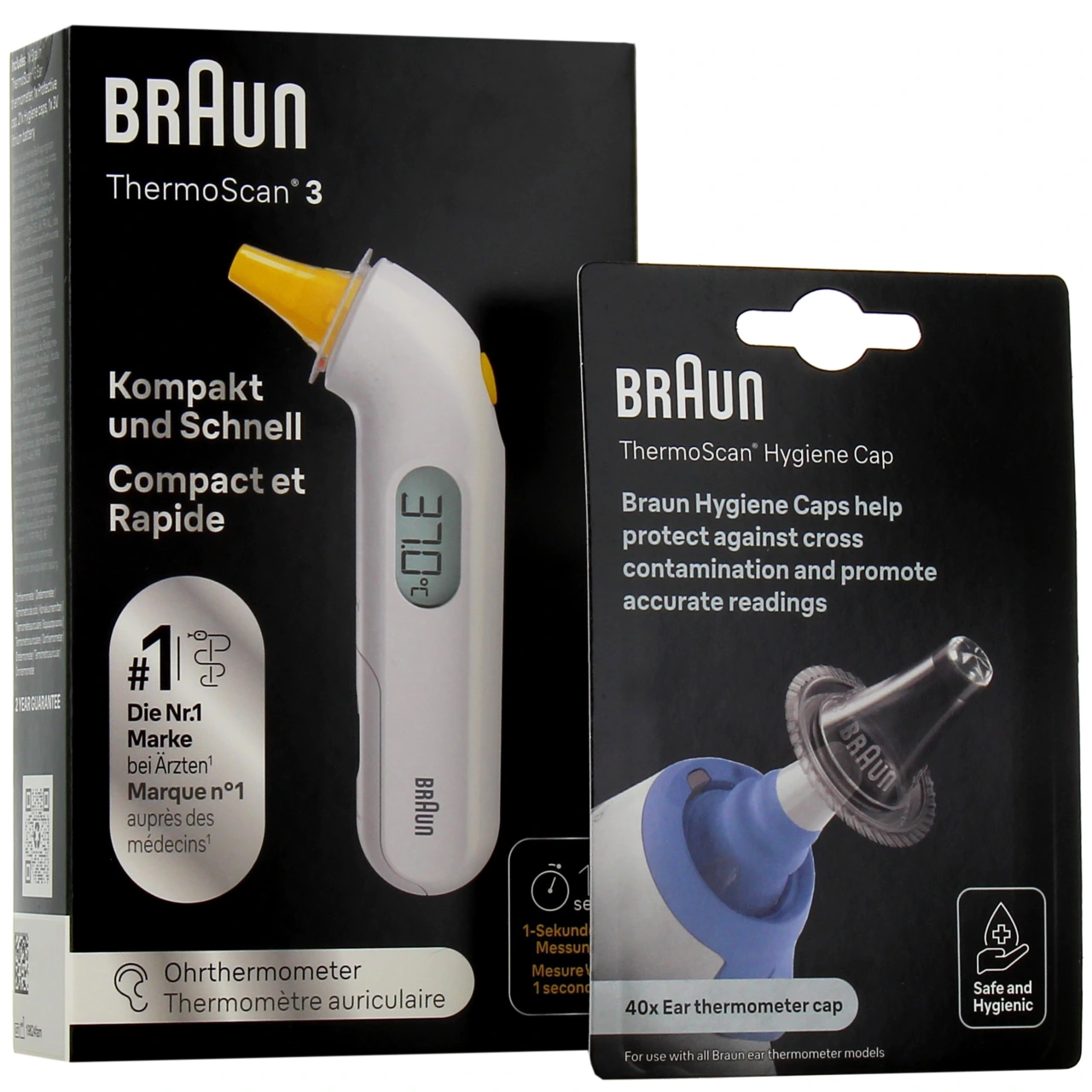 Braun Thermomètre Auriculaire ThermoScan 3 IRT3030 - Vue 2