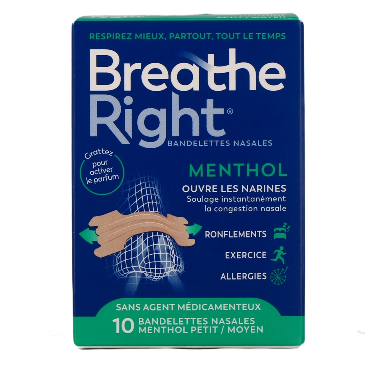 Breathe Right Bandelettes nasales - Vue 2