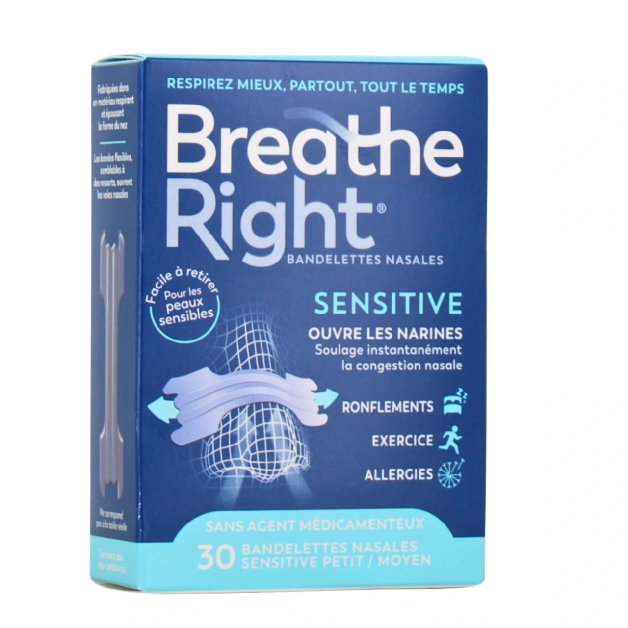 Breathe Right Bandelettes nasales - Vue 8