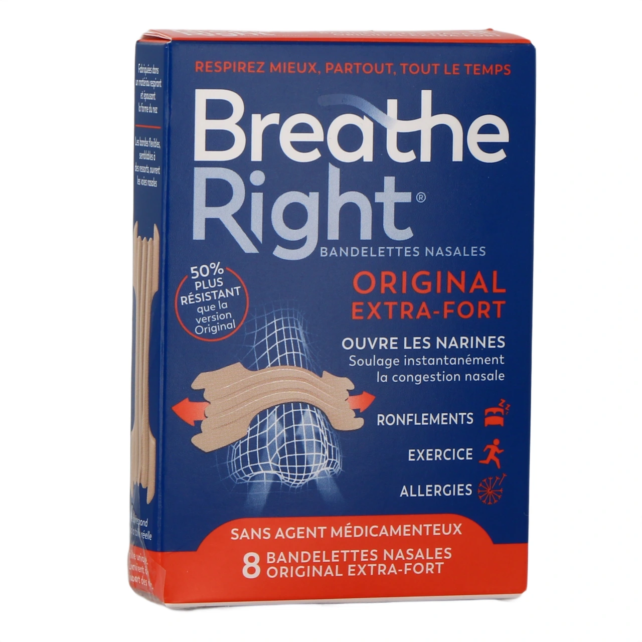 Breathe Right Bandelettes nasales - Vue 4