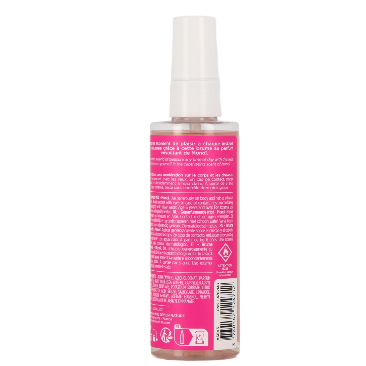 Brume parfumée Monoï MKL - Vue 3