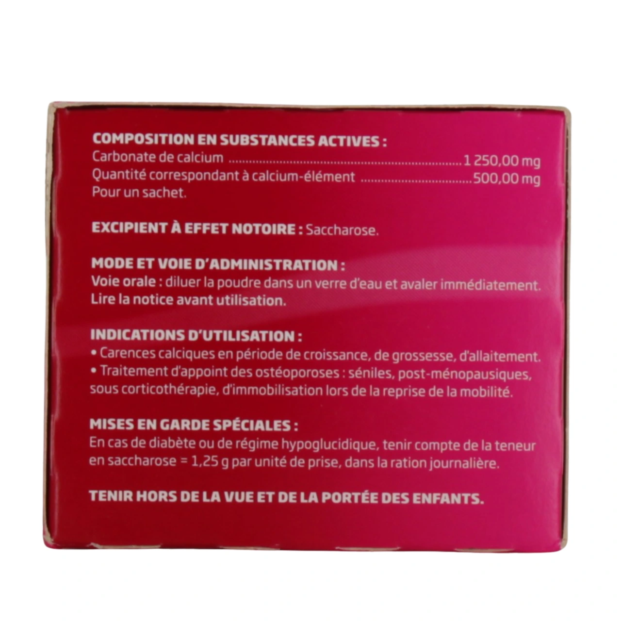 Calcidose 500mg Poudre - Vue 2
