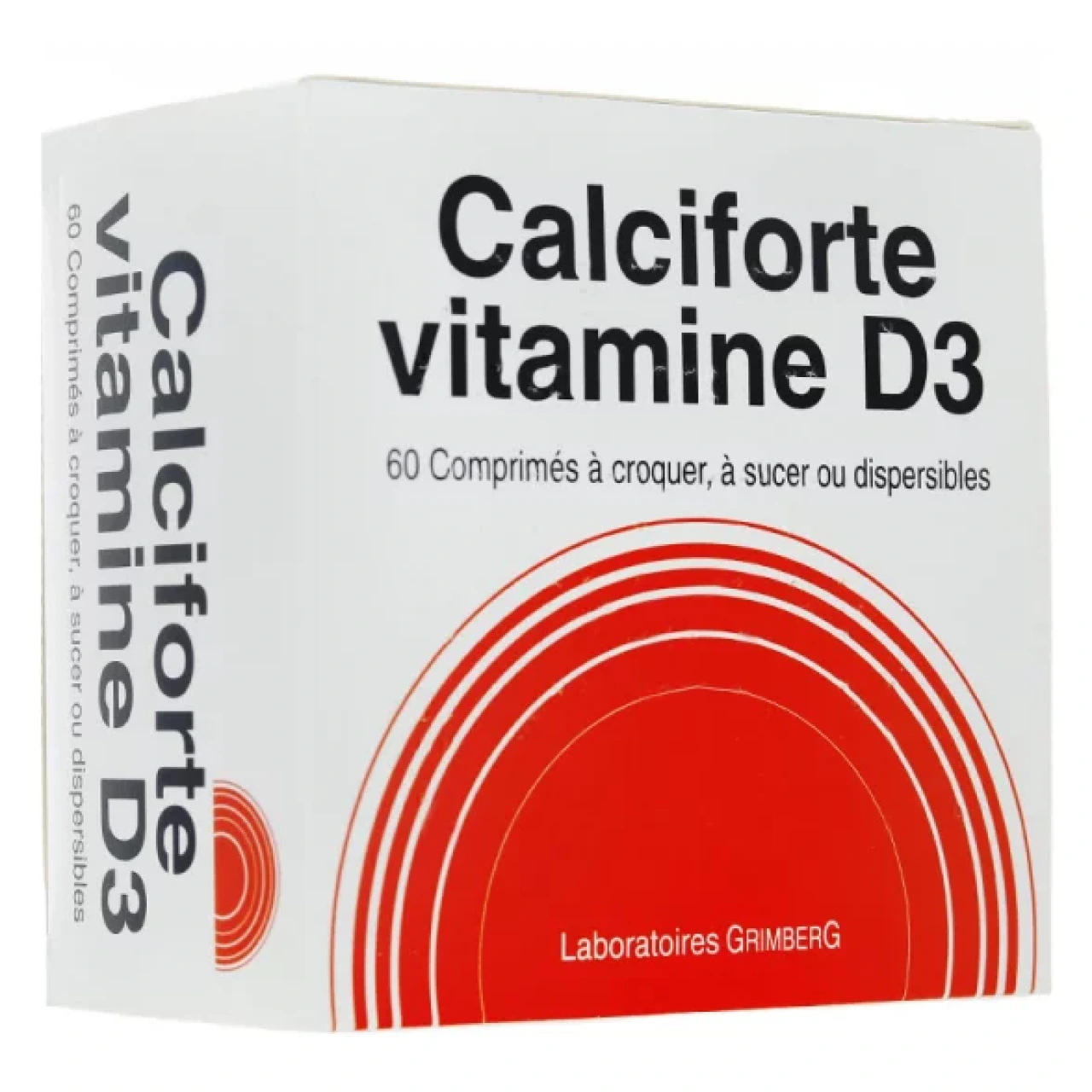 Calciforte vitamine D3 Comprimés - GrimberG