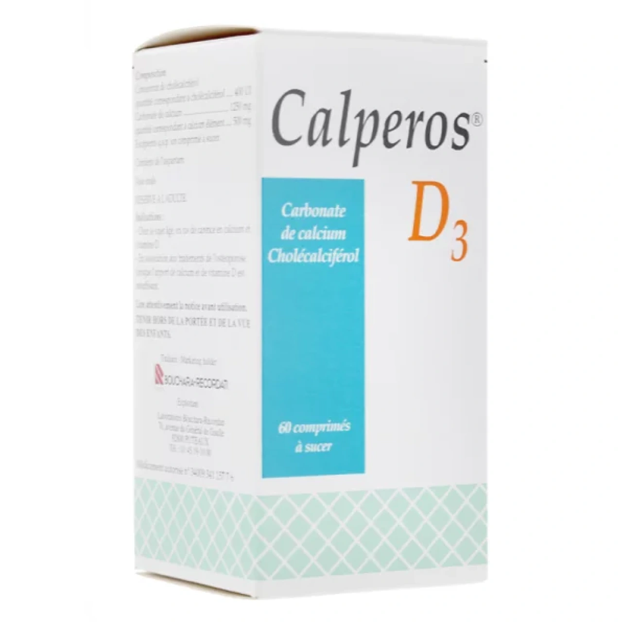 Calperos D3 500mg / 400UI - Bouchara Recordati