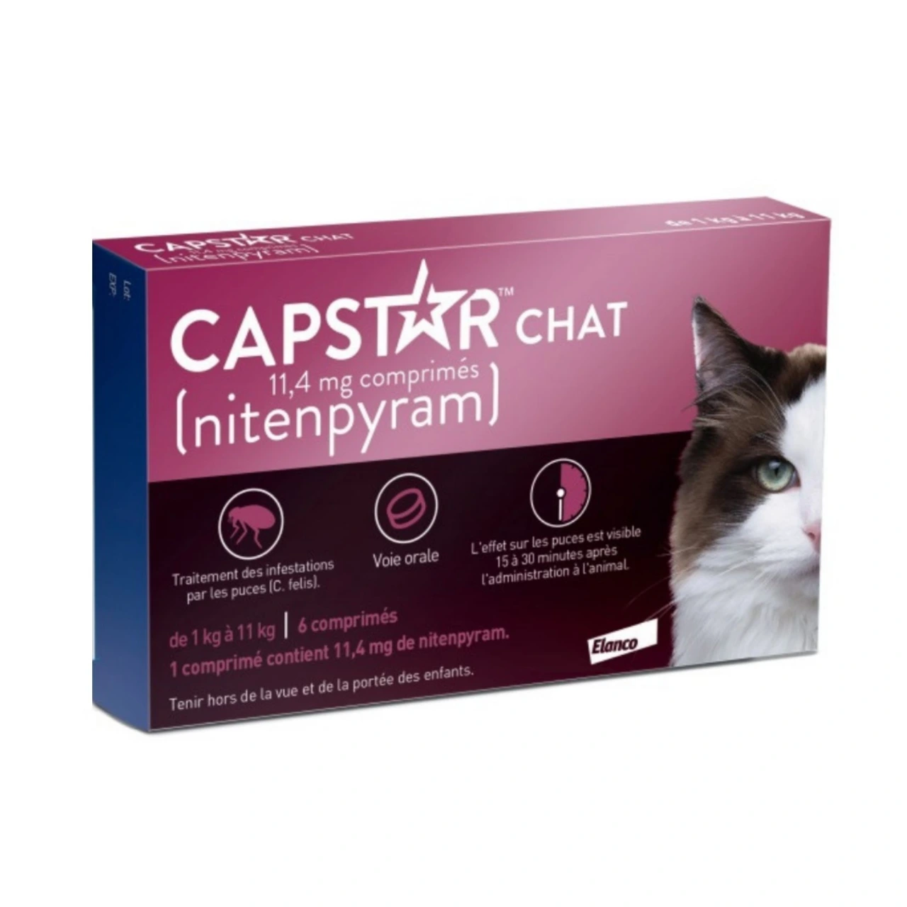 Capstar Chat Traitement Anti-Puces - Vue 3