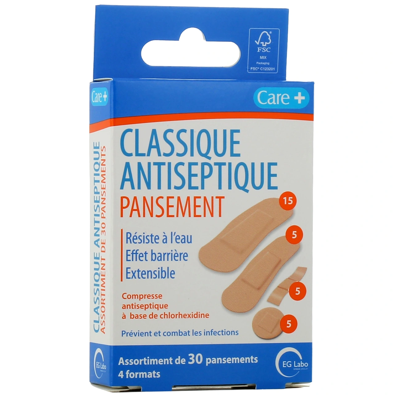 Care+ Pansement Antiseptique - EG Labo