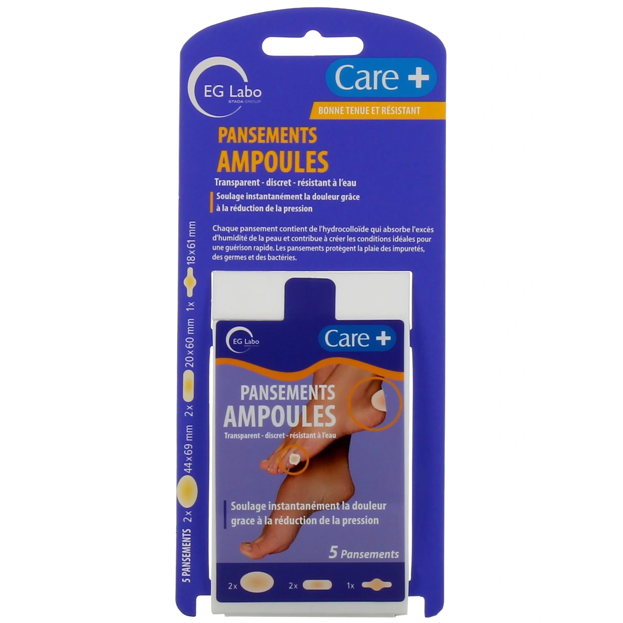 Care+ Pansements Ampoules - EG Labo