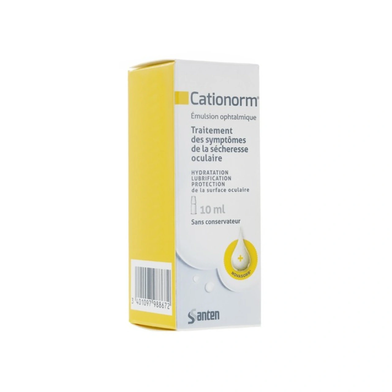 Cationorm émulsion opthalmique Sécheresse Oculaire - Santen