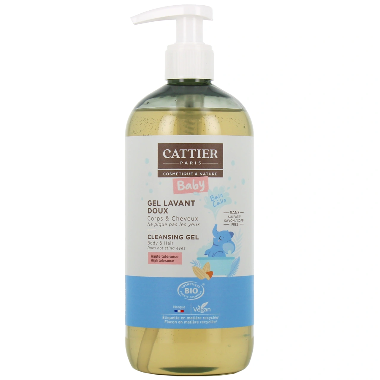 Cattier Bébé Gel Lavant Doux Bio - Cattier