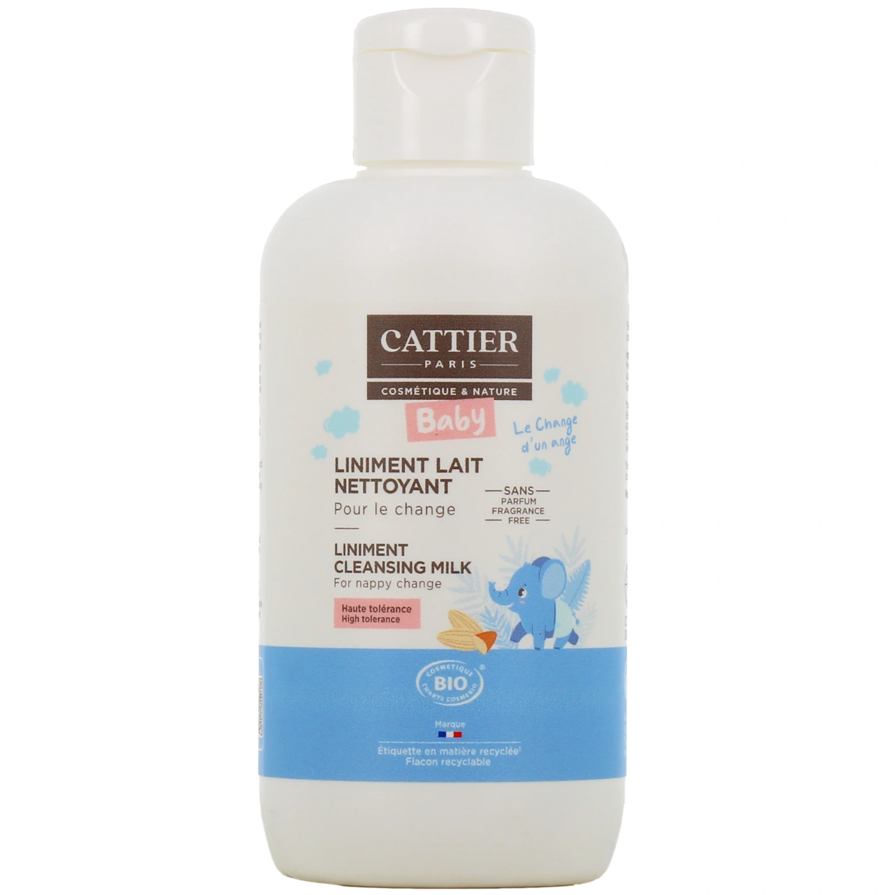 Cattier Bébé Liniment Lait Nettoyant Bio - Cattier