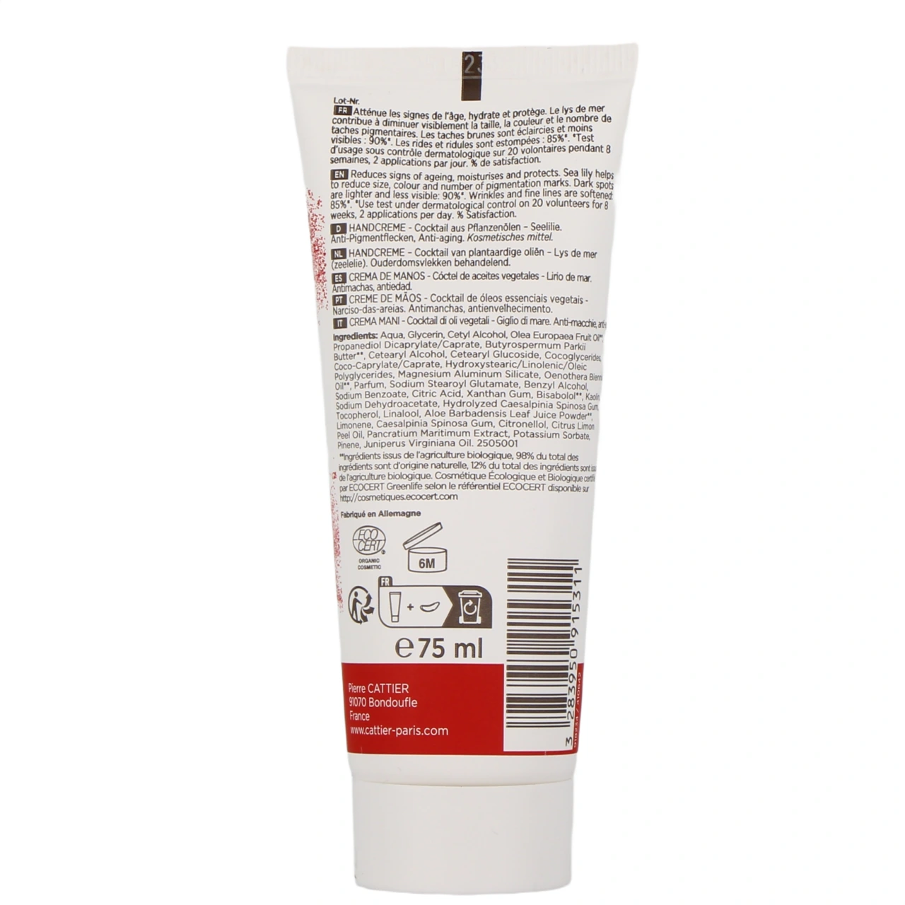 Cattier Crème Mains Argile Blanche Bio - Vue 6