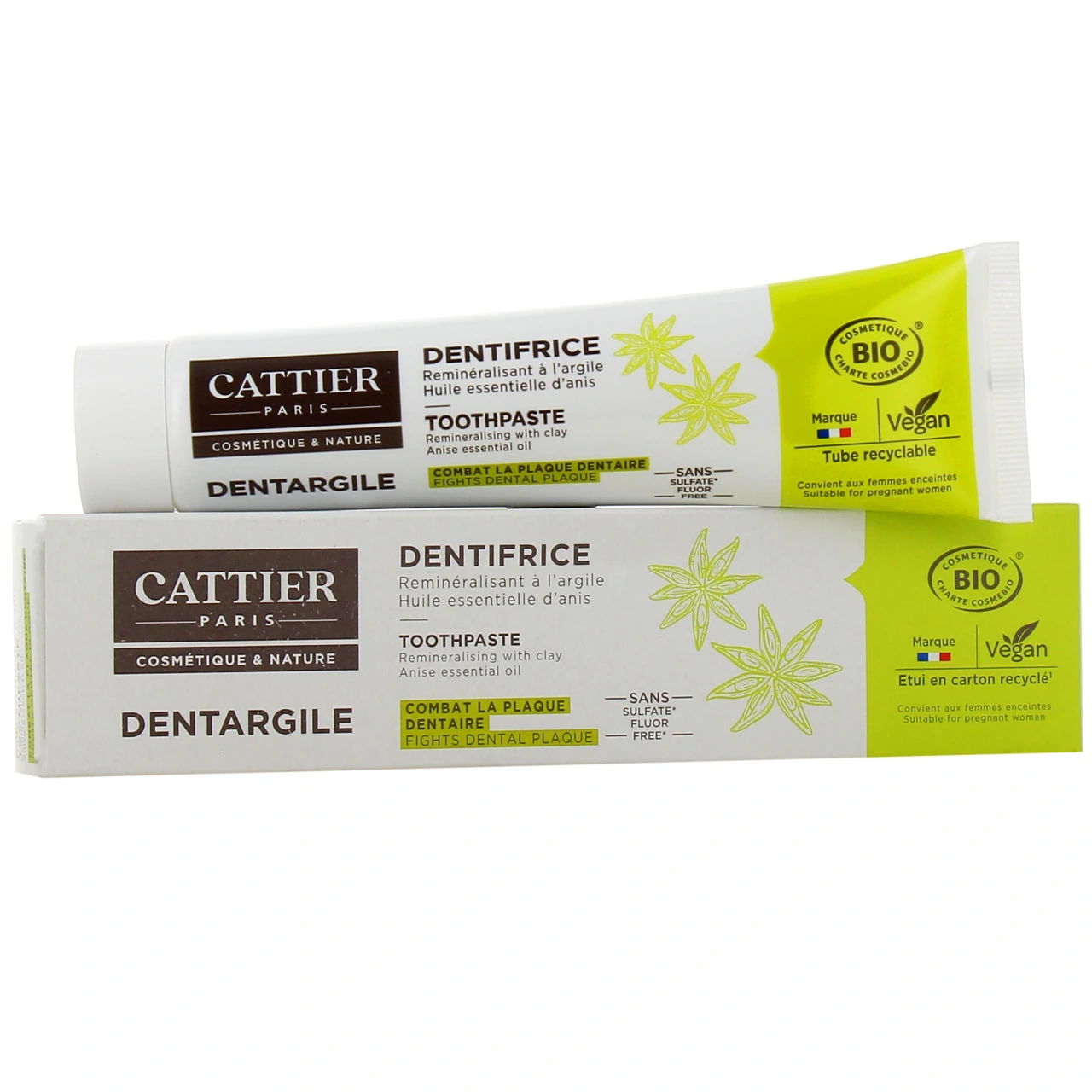 Cattier Dentargile Dentifrice - Cattier