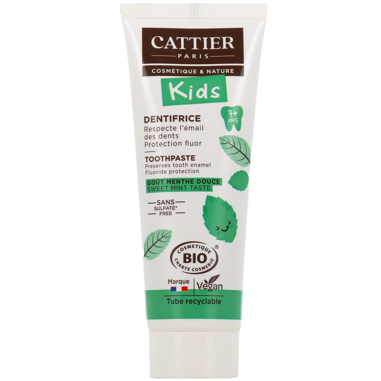 Cattier Dentifrice Bio 7 ans+ - Cattier