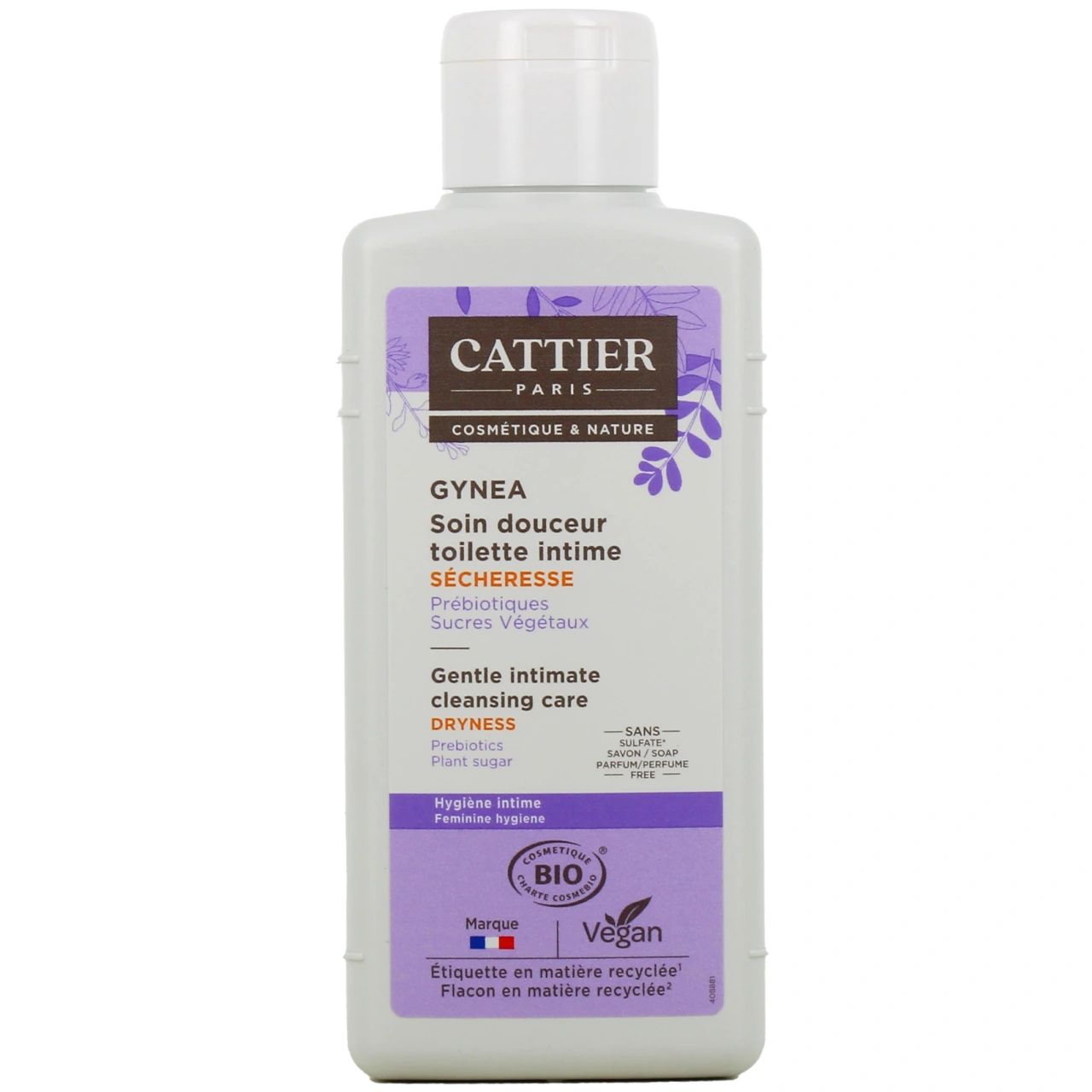 Cattier Gynea Soin Douceur Toilette Intime Sécheresse Bio - Cattier