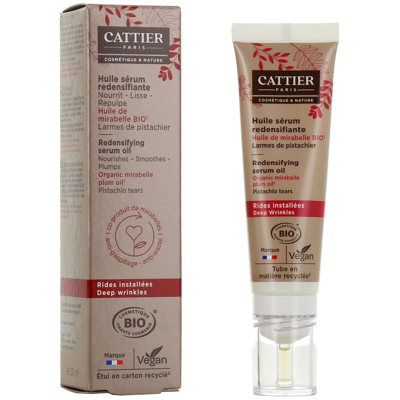 Cattier Huile Sérum Redensifiante Bio - Cattier