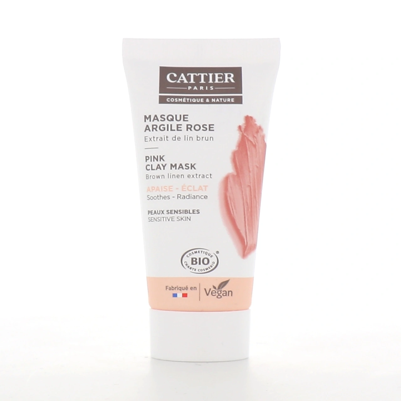 Cattier Masque Argile Rose Bio - Cattier