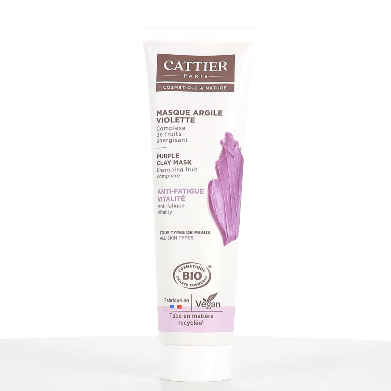 Cattier Masque Argile Violette Bio - Vue 4