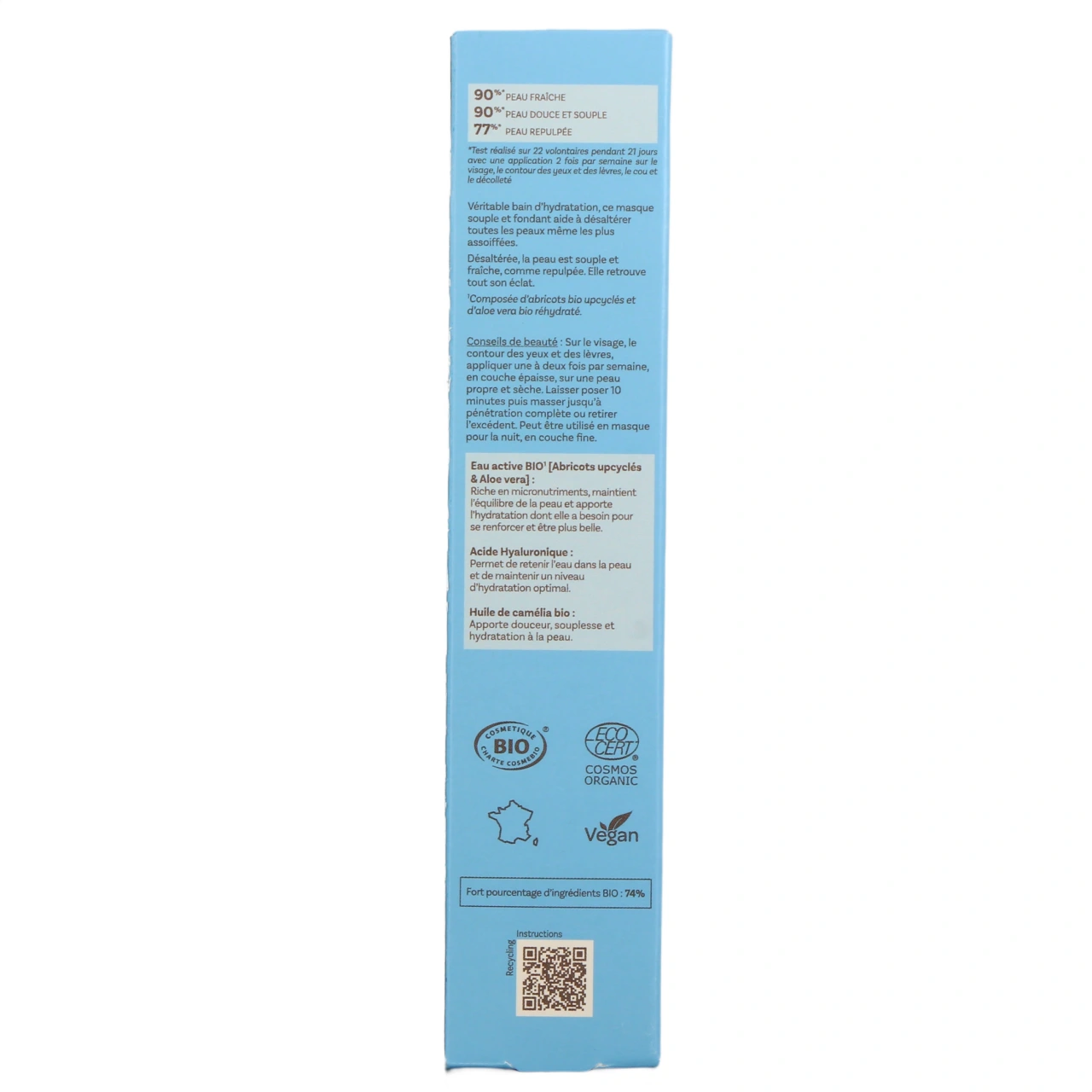 Cattier Masque Hydratant Bio - Vue 3