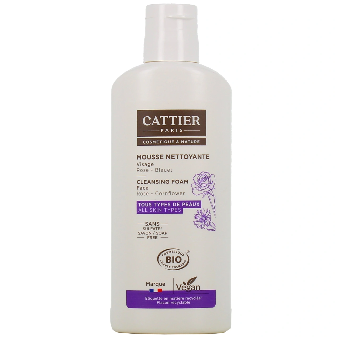 Cattier Mousse Nettoyante Visage Bio - Cattier